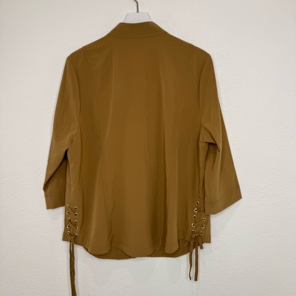 Chico's Zenergy Brown Full Zip Jacket - Picture 3 of 3